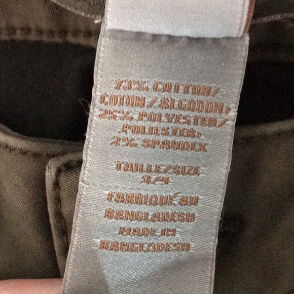 🛑SOLD🛑Comfy super slim leg olive green cargo pant - Picture 10 of 15